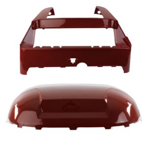 Nivel Club Car Precedent OEM Style Vintage Brugundy Metallic Body Kit (Years 2004-Up) - Image 4