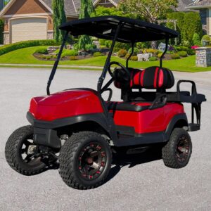 Nivel Club Car Tempo OEM Style Racer Red Metallic Body Kit (Years 2018-Up) - Image 2