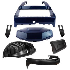 Club Car Precedent to Club Car Tempo Midnight Blue Metallic Body Conversion Kit (Years 2004-Up) - Image 4