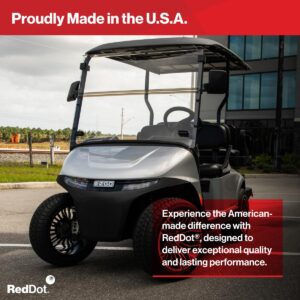 RedDot Yamaha Drive2 Clear 1/4" Folding Windshield with Rubber Trim (Years 2017-Up) - Image 6