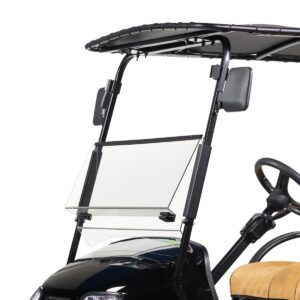 RedDot EZGO TXT/T48 Clear Folding DOT Windshield (Years 2014-Up) - Image 2