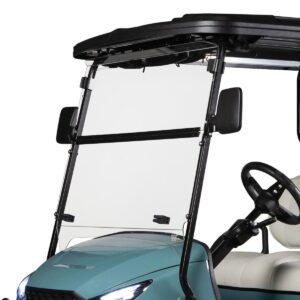 RedDot EZGO TXT with Storm Body 14-Up & MadJax XSeries 2023 Clear Folding DOT Windshield with 1" Strut - Image 2