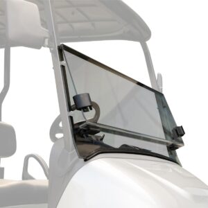 RedDot EZGO RXV with Modular Top Tinted Folding 3/16" Windshield with Rubber Trim (Years 2024-Up) - Image 5