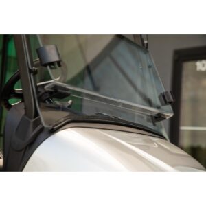 RedDot EZGO RXV with Modular Top Tinted Folding 3/16" Windshield with Rubber Trim (Years 2024-Up) - Image 6