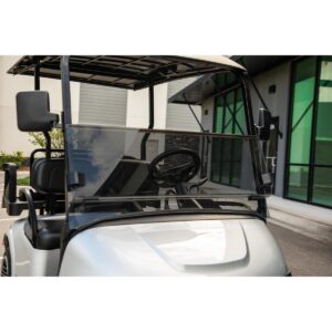RedDot EZGO RXV with Modular Top Tinted Folding 3/16" Windshield with Rubber Trim (Years 2024-Up) - Image 8