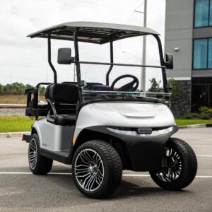 RedDot EZGO RXV with Modular Top Clear Folding Polycarbonate DOT Windshield with Rubber Trim (Years 2024-Up) - Image 9