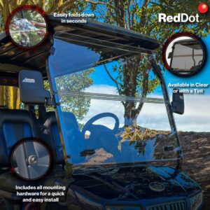 RedDot Evolution D5 Ranger & Maverick Tinted 1/4" Folding Windshield - Image 6