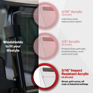 RedDot Star EV Sirius Clear DOT Folding Windshield - Image 5