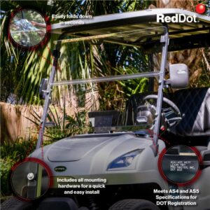 RedDot Star EV Sirius Clear DOT Folding Windshield - Image 6