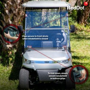 RedDot Star EV Capella Tinted Folding Windshield - Image 7
