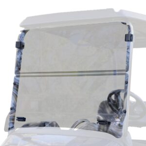 RedDot EZGO RXV with Blow Molded Top Tinted Impact modified Folding Windshield (Years 2024-Up) - Image 4