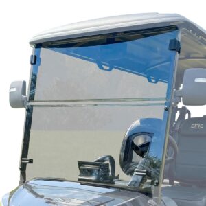 RedDot Tinted Standard Folding Windshield for Epic E40FX with 4-Forward Facing Seats - Image 2