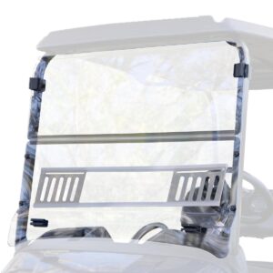 RedDot EZGO RXV with Blow Molded Top Clear Vented Folding Windshield (Years 2024-Up) - Image 2