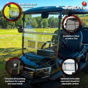 RedDot Clear DOT Folding Windshield for Epic E40FX with 4-Forward Facing Seats - Image 5