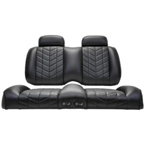 MadJax Aviator Club Car Precedent/Tempo/Onward Black Front Seat Cushions with Thermaflex (Years 2012-Up) - Image 4