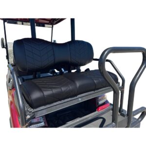 MadJax Aviator Black Rear Seat Cushions for ICON i40 Golf Carts - Image 3