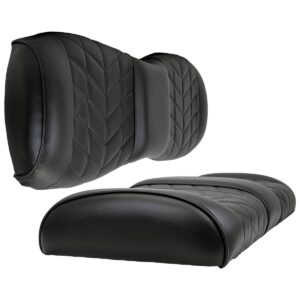 MadJax Aviator Black Rear Seat Cushions for ICON i40 Golf Carts - Image 10