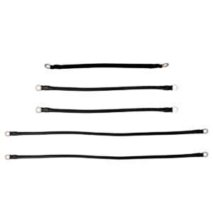 Club Car Precedent with 8V Batteries 4-Gauge Battery Cable Set (Years 2008.5-Up) - Image 2