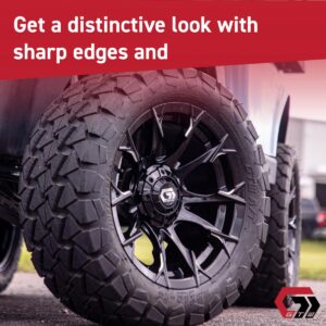 15″ GTW® Diablo Gloss Black with Machined Accents Wheel - Image 3