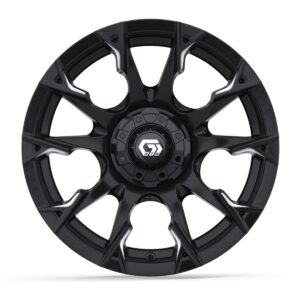 15″ GTW® Diablo Gloss Black with Machined Accents Wheel - Image 5