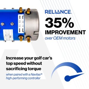 Reliance Club Car IQ Regen 48V 10 Spline High Speed Motor (Years 2000-2019) - Image 4