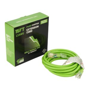 Bolt Energy 15-Foot 12AWG Extension Cord - Image 2