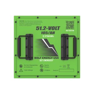 Bolt Energy 51V 105AH Standard Square Accessory Battery Kit - Image 5