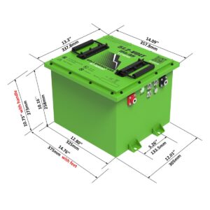 Bolt Energy 51V 105AH Standard Square Accessory Battery Kit - Image 9