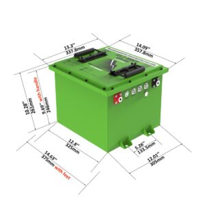 Bolt Energy 51V 60AH Heated Professional Battery Kit for ICON EV Golf Carts - Image 6