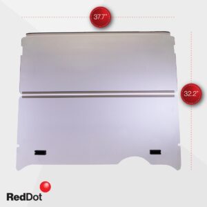RedDot EZGO RXV Impact-Resistant Folding Clear Windshield (Years 2008-2023) - Image 2