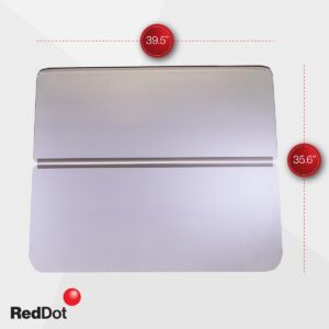 RedDot Club Car DS Impact-Resistant Folding Clear Windshield (Years 1982-2000.5) - Image 2