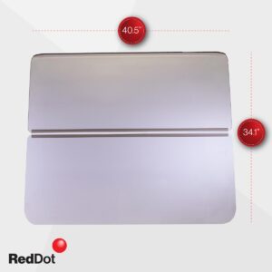 RedDot Yamaha Tinted 3/16" Folding Windshield (Models G14-G19) - Image 2