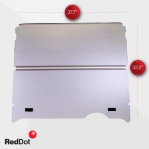 2008-Up EZGO RXV - Clear Folding Windshield - Image 2