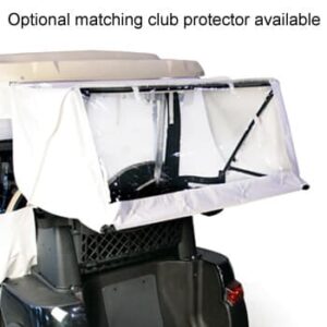 RedDot Club Car DS Straight Back w/ Hooks White 3-Sided Over-the-Top Enclosure (Years 1982-1999) - Image 2