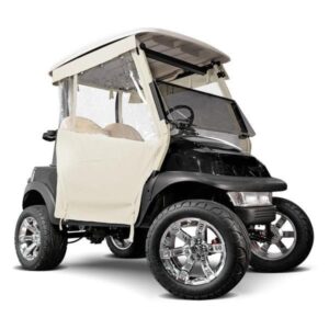 RedDot EZGO RXV Ivory 3-Sided Track-Style Enclosure w/Ultra Seal & Hooks (Fits 2008-2023) - Image 1