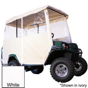 RedDot Yamaha G29/Drive w/ 80″ RedDot Top 4-Passenger White 3-Sided Over-The-Top Vinyl Enclosure (Years 2006-2017) - Image 1