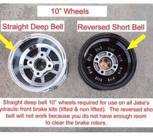 Jake’s Club Car Precedent Disc Brake Kit W/ Spindle Lift (Years 2008.5-Up) - Image 4