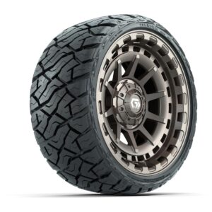 GTW Barricade Satin Bronze 14 in Wheels with 205/35-R14 Maverick Low-Profile All-Terrain Tires – Full Set - Image 2