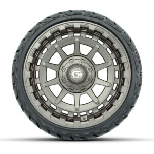 GTW Barricade Satin Bronze 14 in Wheels with 205/35-R14 Maverick Low-Profile All-Terrain Tires – Full Set - Image 6