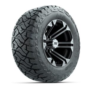 GTW Specter Black/Machined 12 in Wheels with 23x10.00-R12 Maverick All-Terrain Tires – Full Set - Image 6