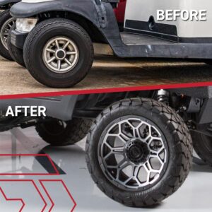 GTW Bravo Matte Black 15 in Wheels with 23x10.00-R15 Maverick All-Terrain Tires – Full Set - Image 7