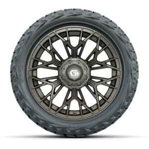GTW Stellar Matte Bronze 15 in Wheels with 23x10.00-R15 Maverick All-Terrain Tires – Full Set - Image 1