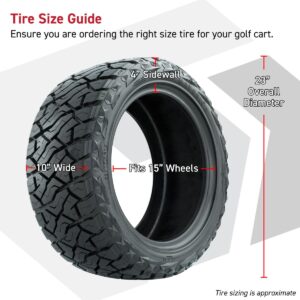GTW MadJax® Flow Form Evolution Matte Bronze 15 in Wheels with 23x10.00-R15 Maverick All-Terrain Tires – Full Set - Image 4