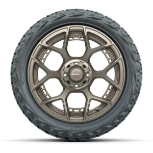 GTW MadJax® Flow Form Evolution Matte Bronze 15 in Wheels with 23x10.00-R15 Maverick All-Terrain Tires – Full Set - Image 7