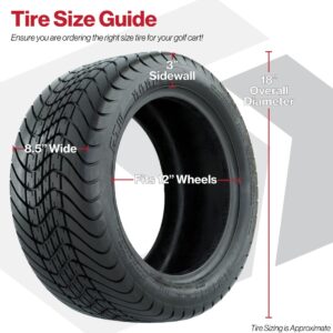 GTW® Spyder Silver Brush 12 in Wheels with 215/35-12 Mamba Street Tires – Full Set - Image 3