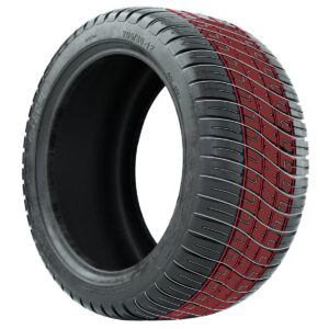 GTW® Spyder Silver Brush 12 in Wheels with 205/30-12 Fusion Street Tires – Full Set - Image 8