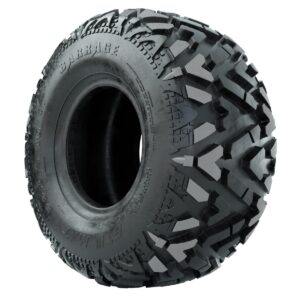 GTW® Spyder Silver Brush 12 in Wheels with 25X10-12 Barrage Mud Tires – Full Set - Image 7