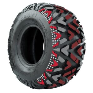 GTW® Spyder Silver Brush 12 in Wheels with 25X10-12 Barrage Mud Tires – Full Set - Image 11