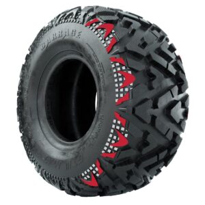 GTW® Spyder Silver Brush 12 in Wheels with 25X10-12 Barrage Mud Tires – Full Set - Image 13