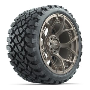 Set of (4) 15" MadJax® Flow Form Evolution Matte Bronze Wheels with GTW® Nomad Off Road Tires - Image 1